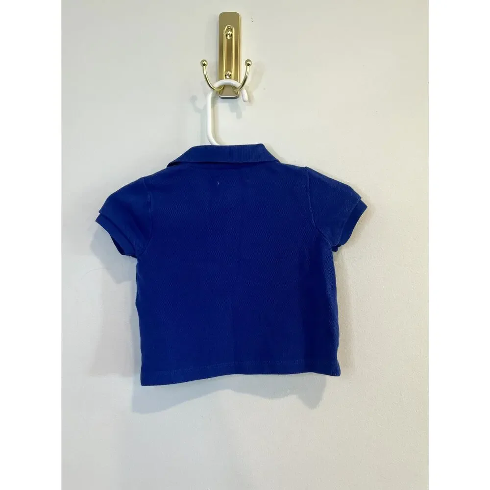 Ralph Lauren Baby Boy Blue Polo Shirt 3M